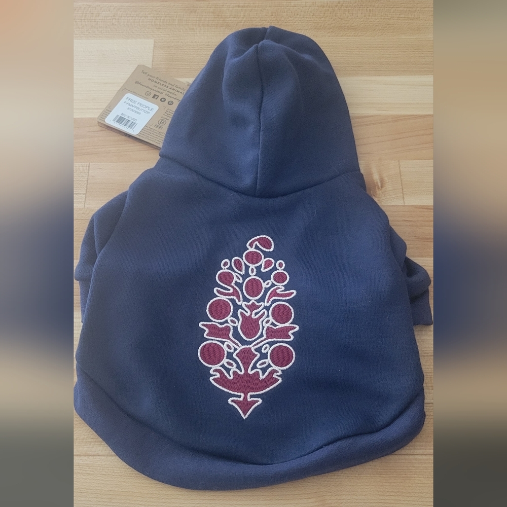 NWT Fp Movement DOG Zip Up Hoodie Size Small